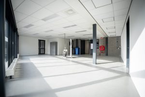 Transformatie van showroom naar werkplaats Ottobock