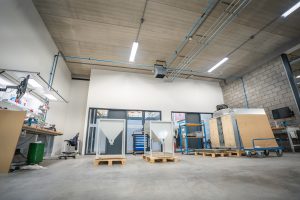 Transformatie van showroom naar werkplaats Ottobock