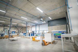 Transformatie van showroom naar werkplaats Ottobock
