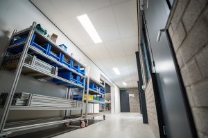 Transformatie van showroom naar werkplaats Ottobock