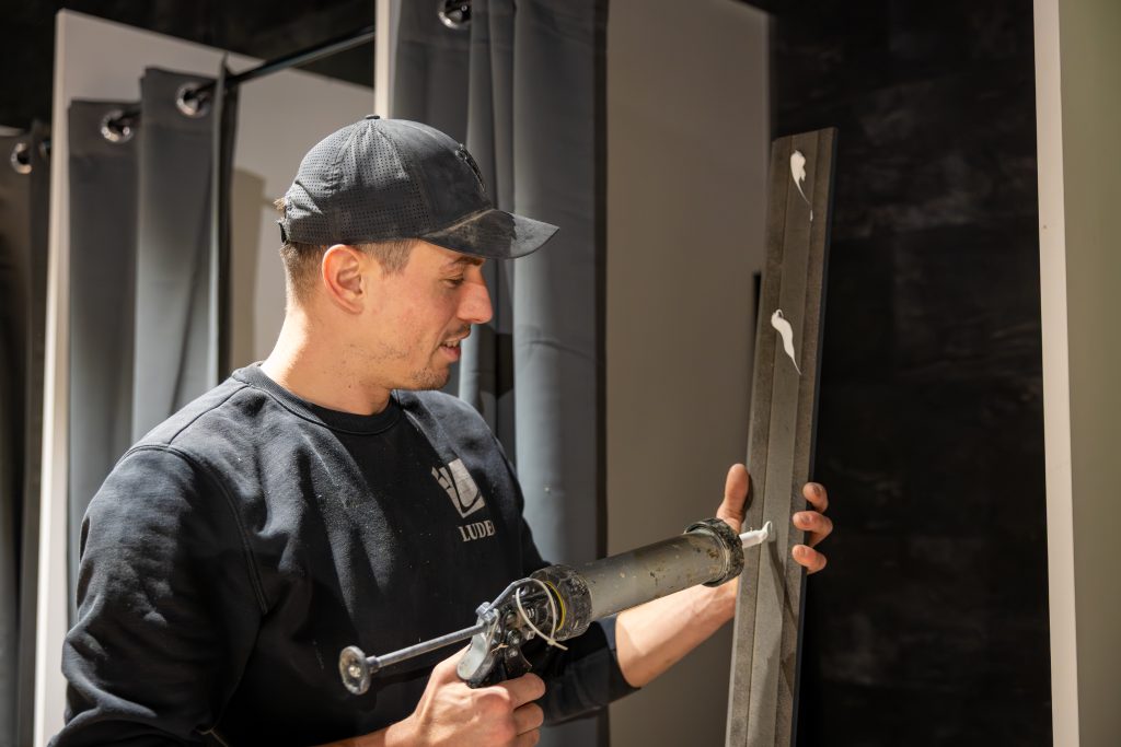 Ludec project The Stone in Tilburg, paskamers maken